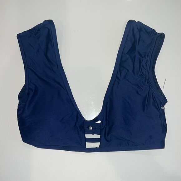 NWOT Splendid Navy Bralette Bikini Top Small - Picture 8 of 8